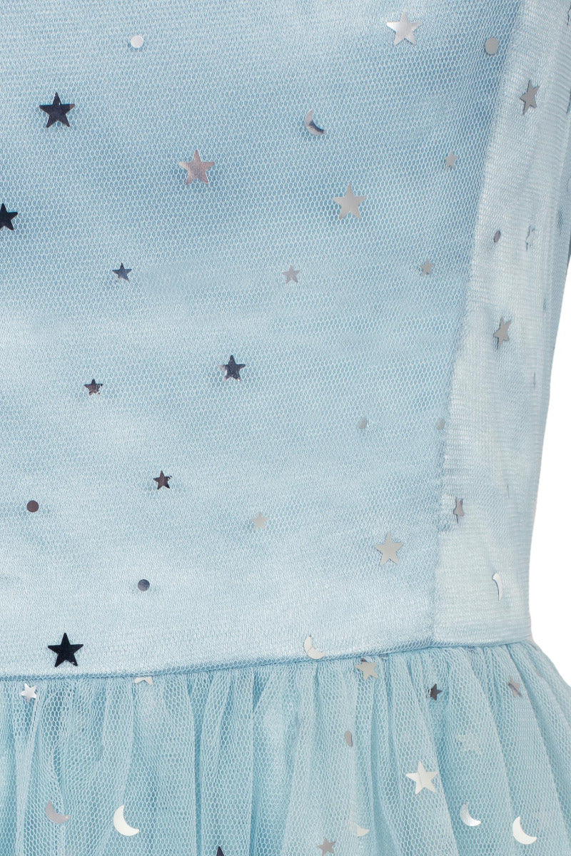 Kitty Infinity 13 Pastel Blue Infinity Mini Dress | Vintage-inspired Night Glam | UK ...